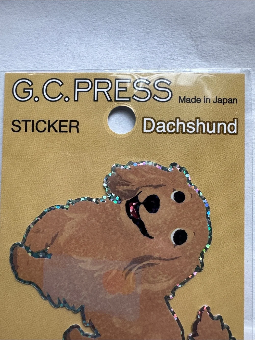 Brown Dachshund Dog Sticker